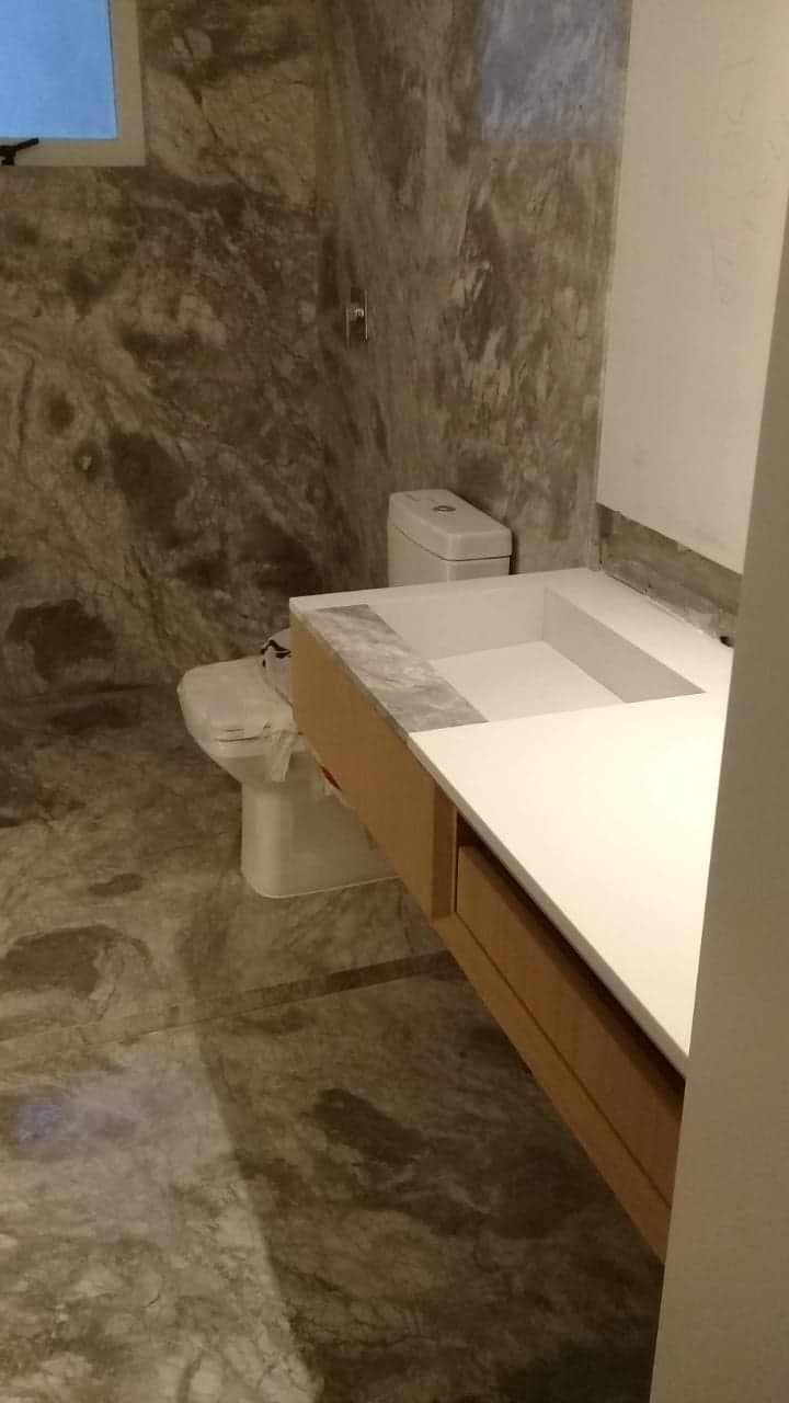 Quartzito Patagônia em Banheiro