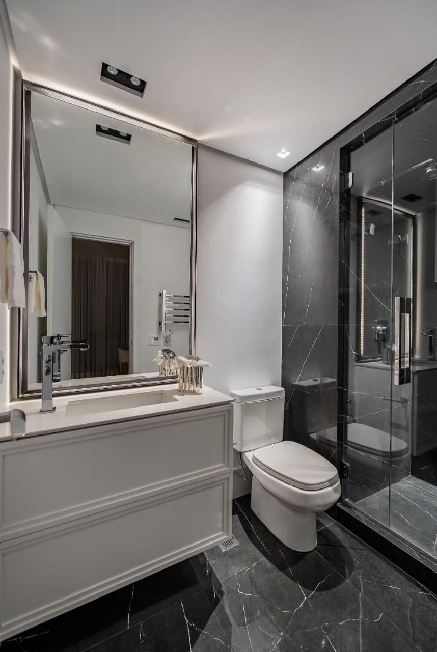 Nero Marquina em Banheiro