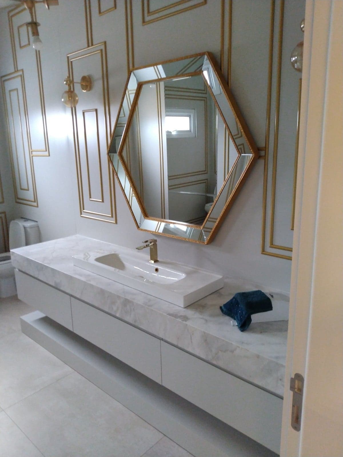Calacatta Gold em Banheiro