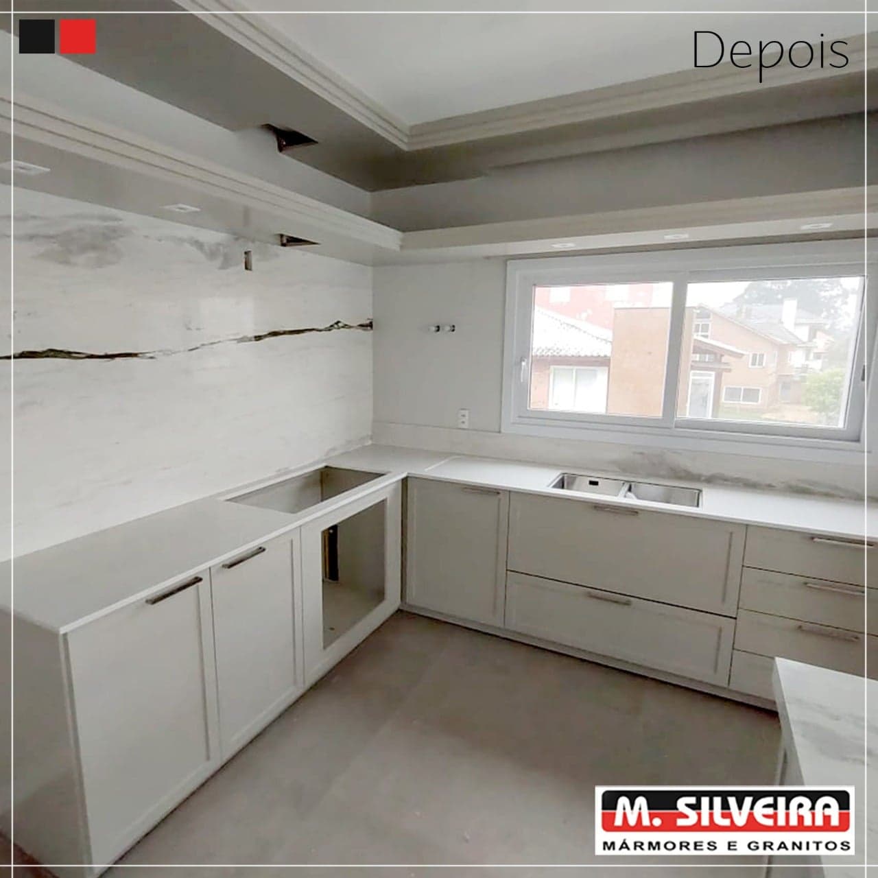 Calacatta Gold em Cozinha