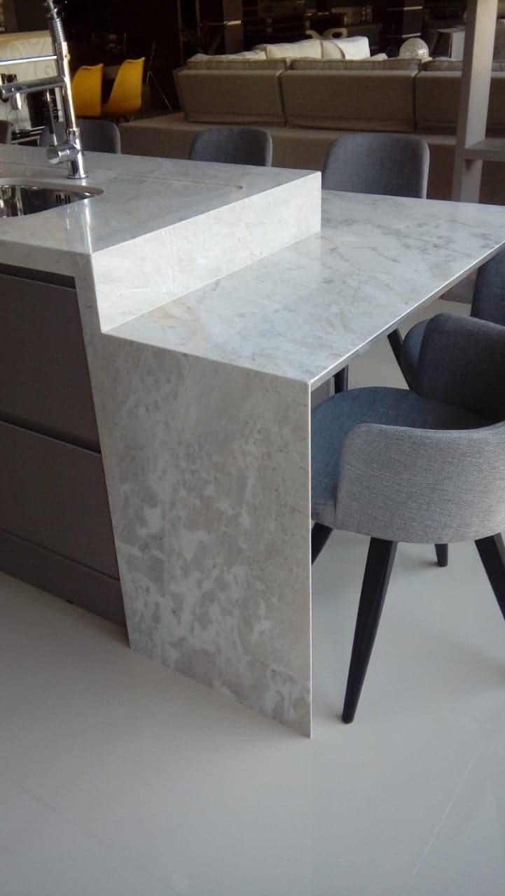 Bianco Carrara em Cozinha