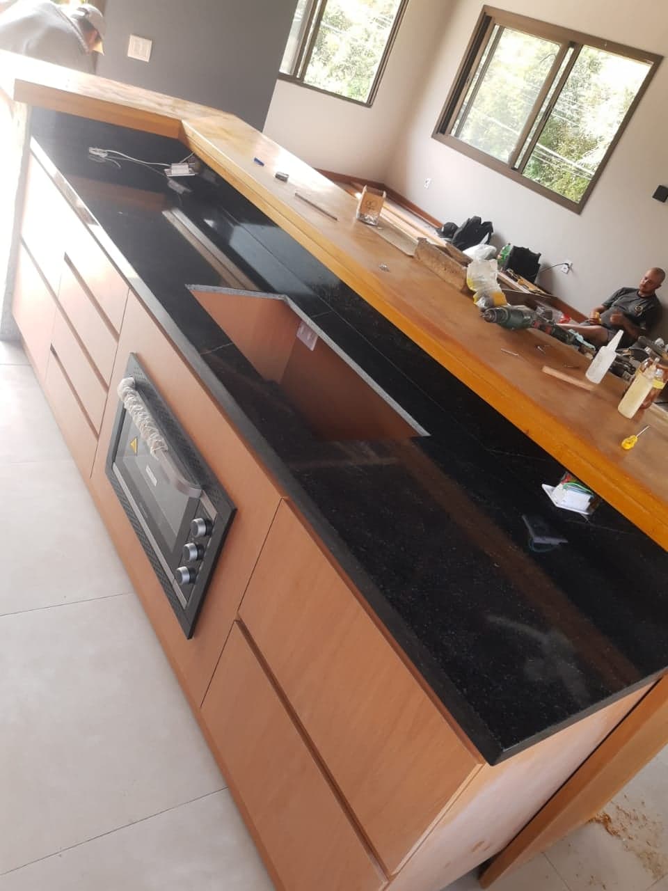 Preto Absoluto em Cozinha