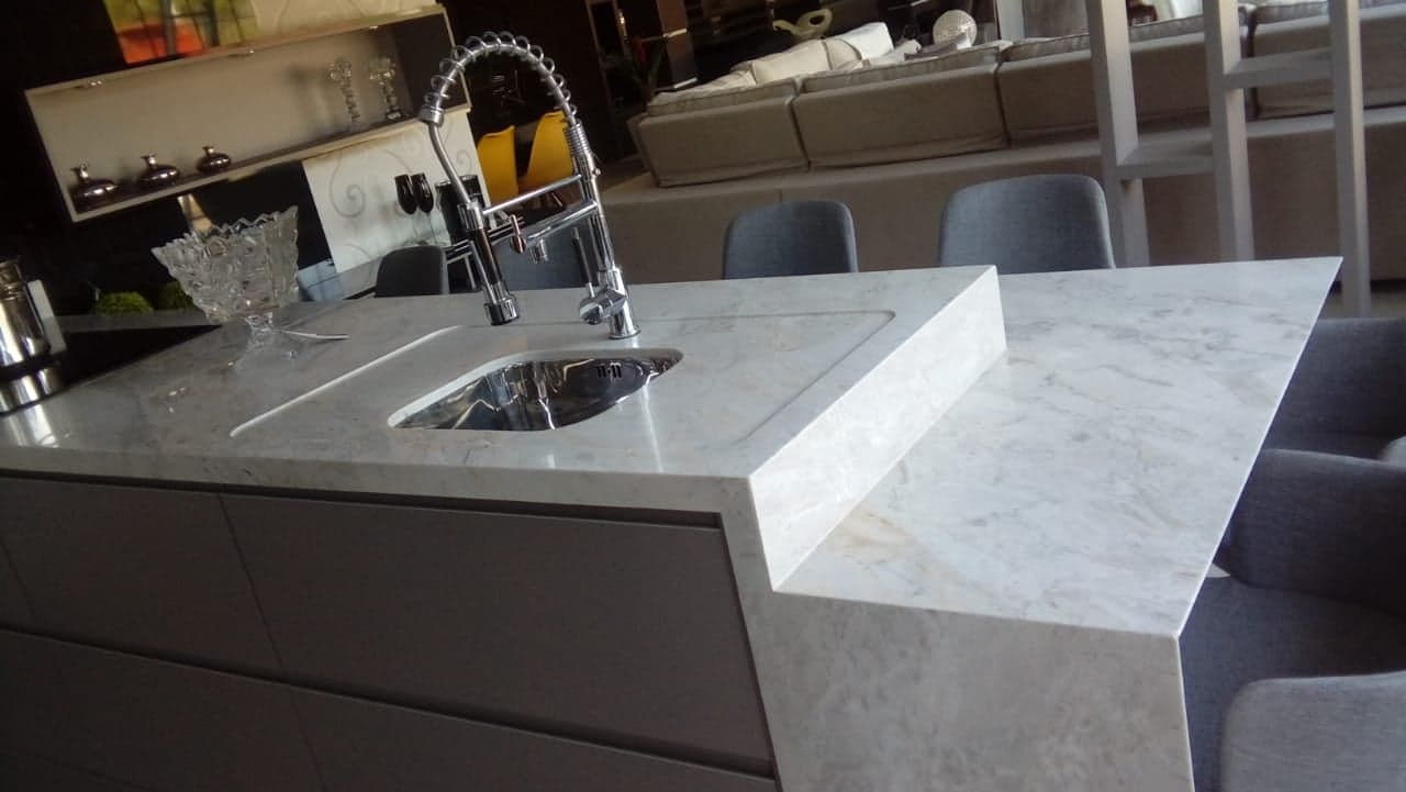 Bianco Carrara em Cozinha