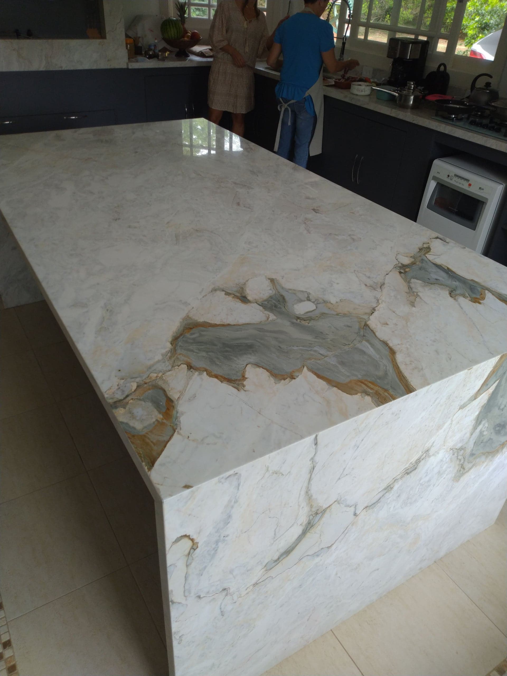 Calacatta Gold em Cozinha