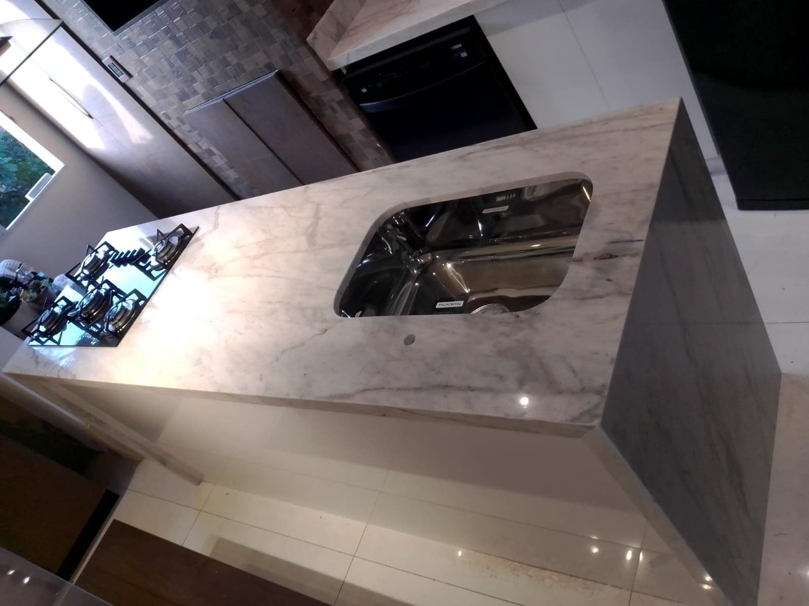 Quartzito Patagônia em Cozinha