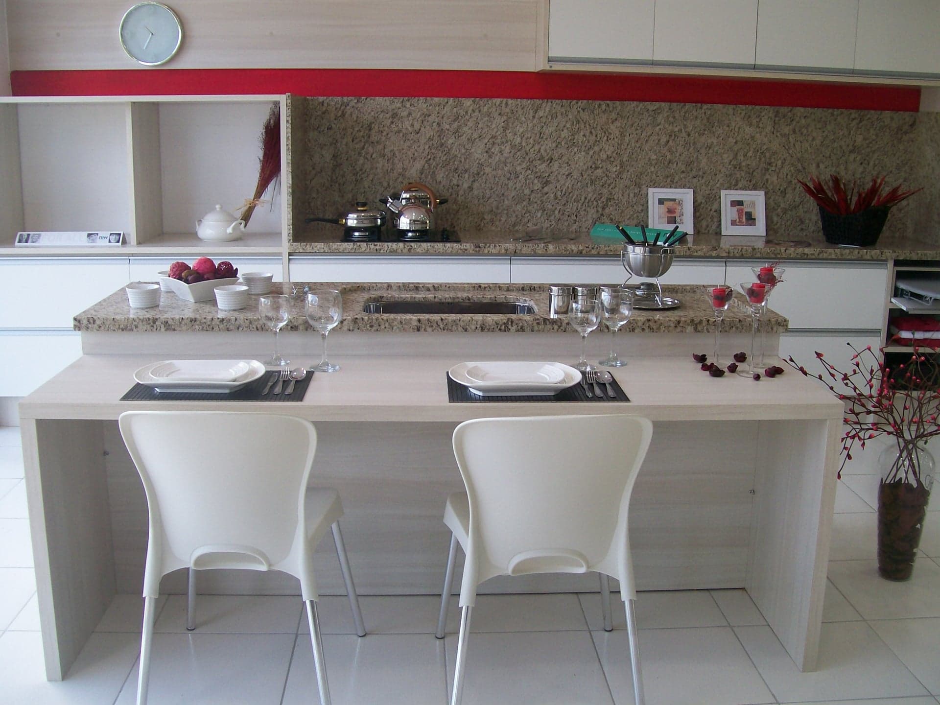Amarelo Ornamental em Cozinha