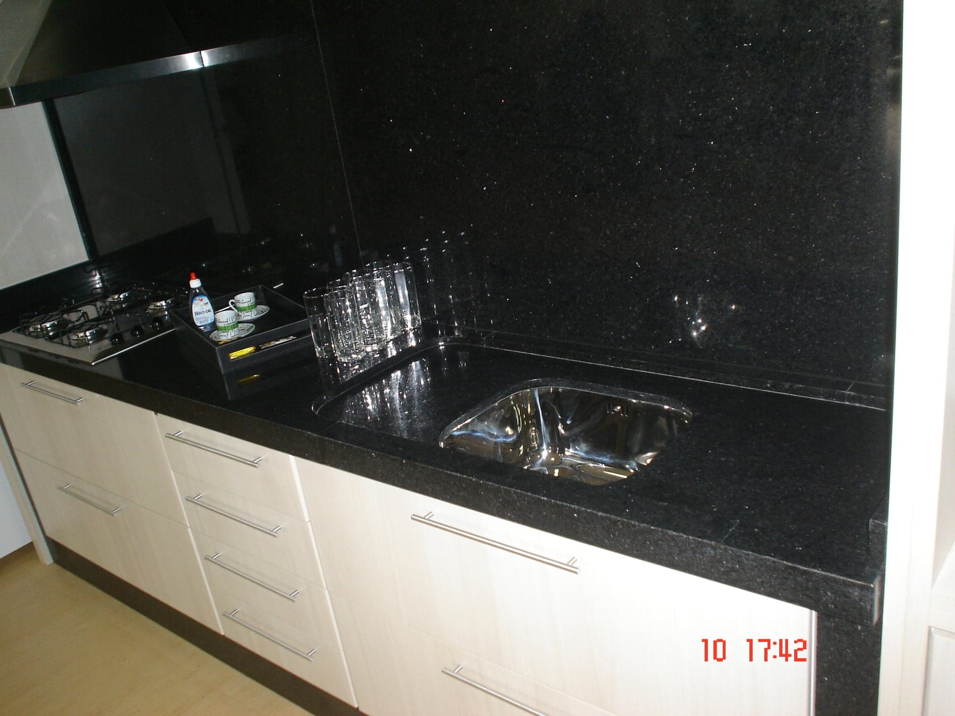Preto Via Láctea em Cozinha