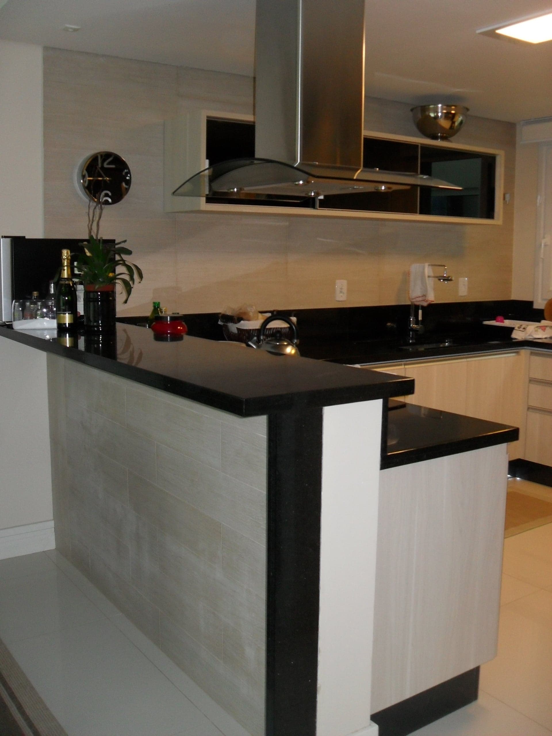 Preto Absoluto em Cozinha