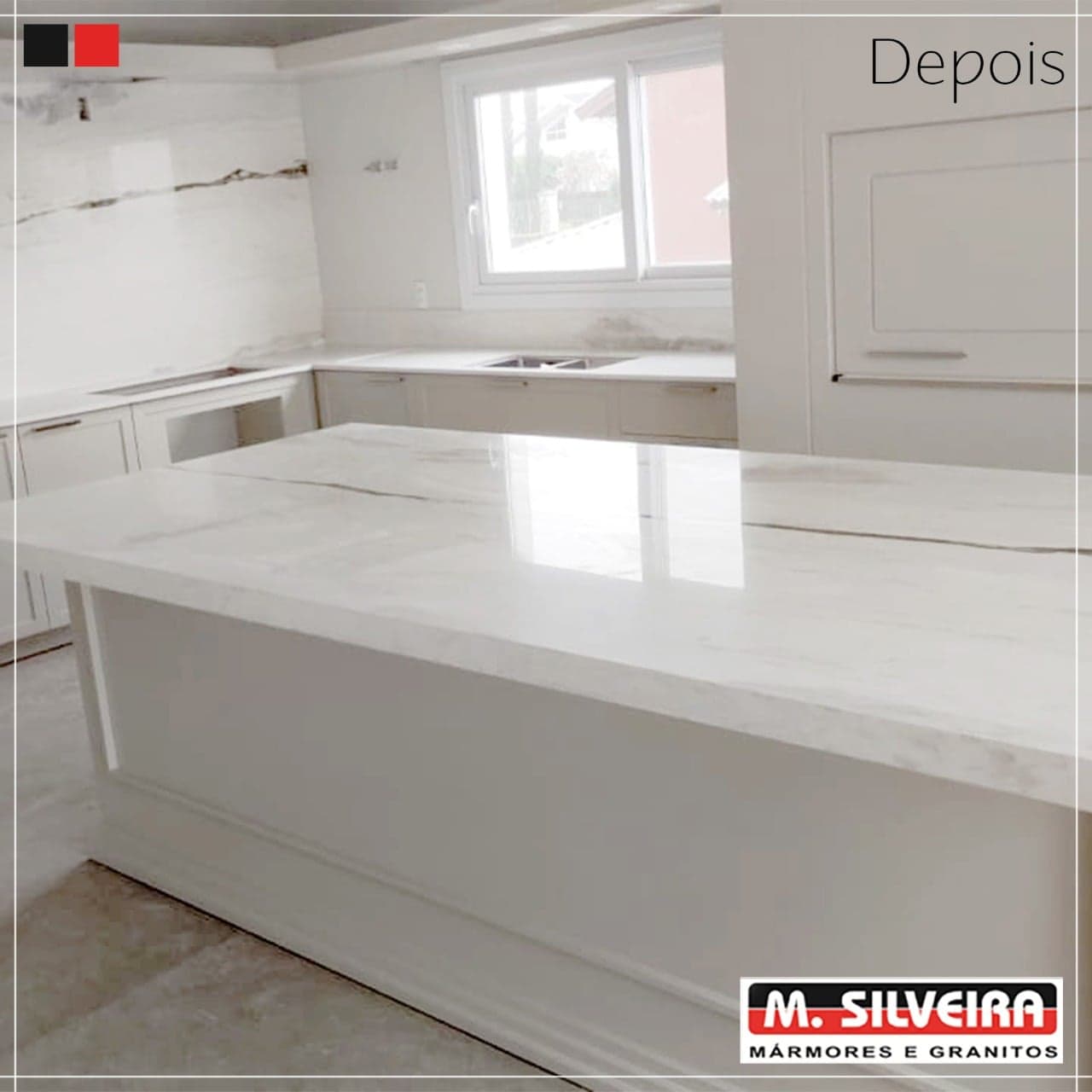 Calacatta Gold em Cozinha