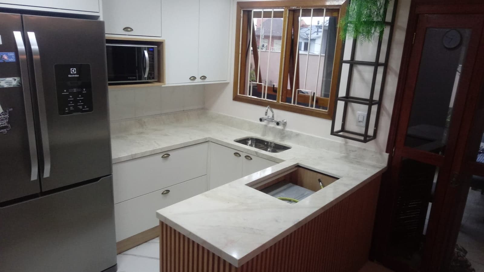 Bianco Carrara em Cozinha