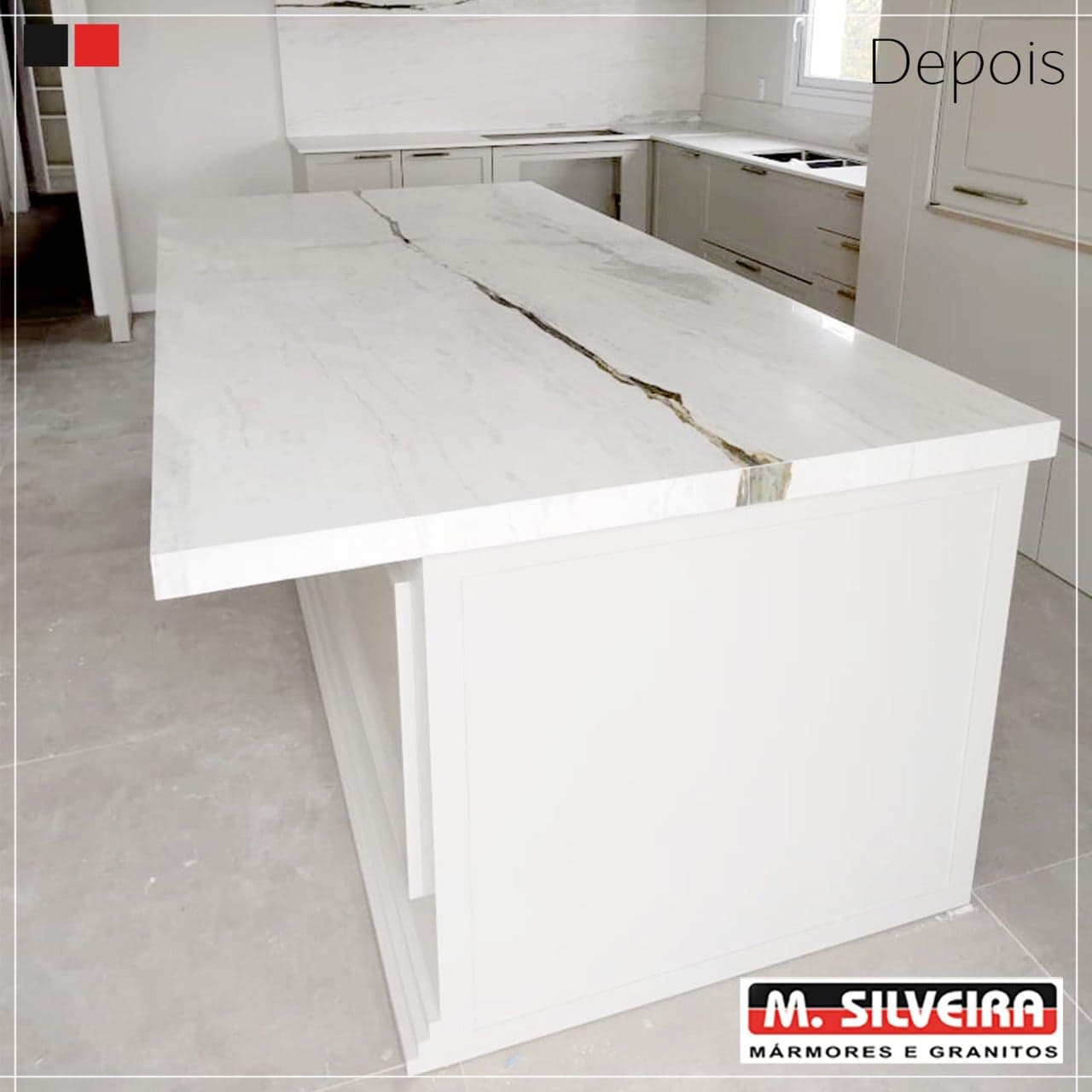 Calacatta Gold em Cozinha