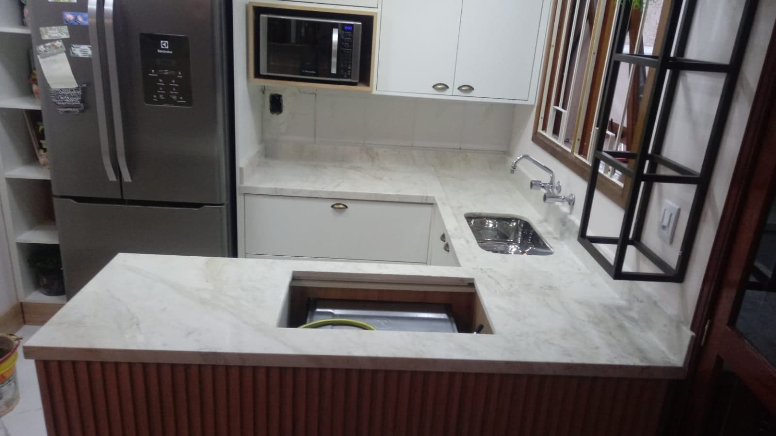 Bianco Carrara em Cozinha