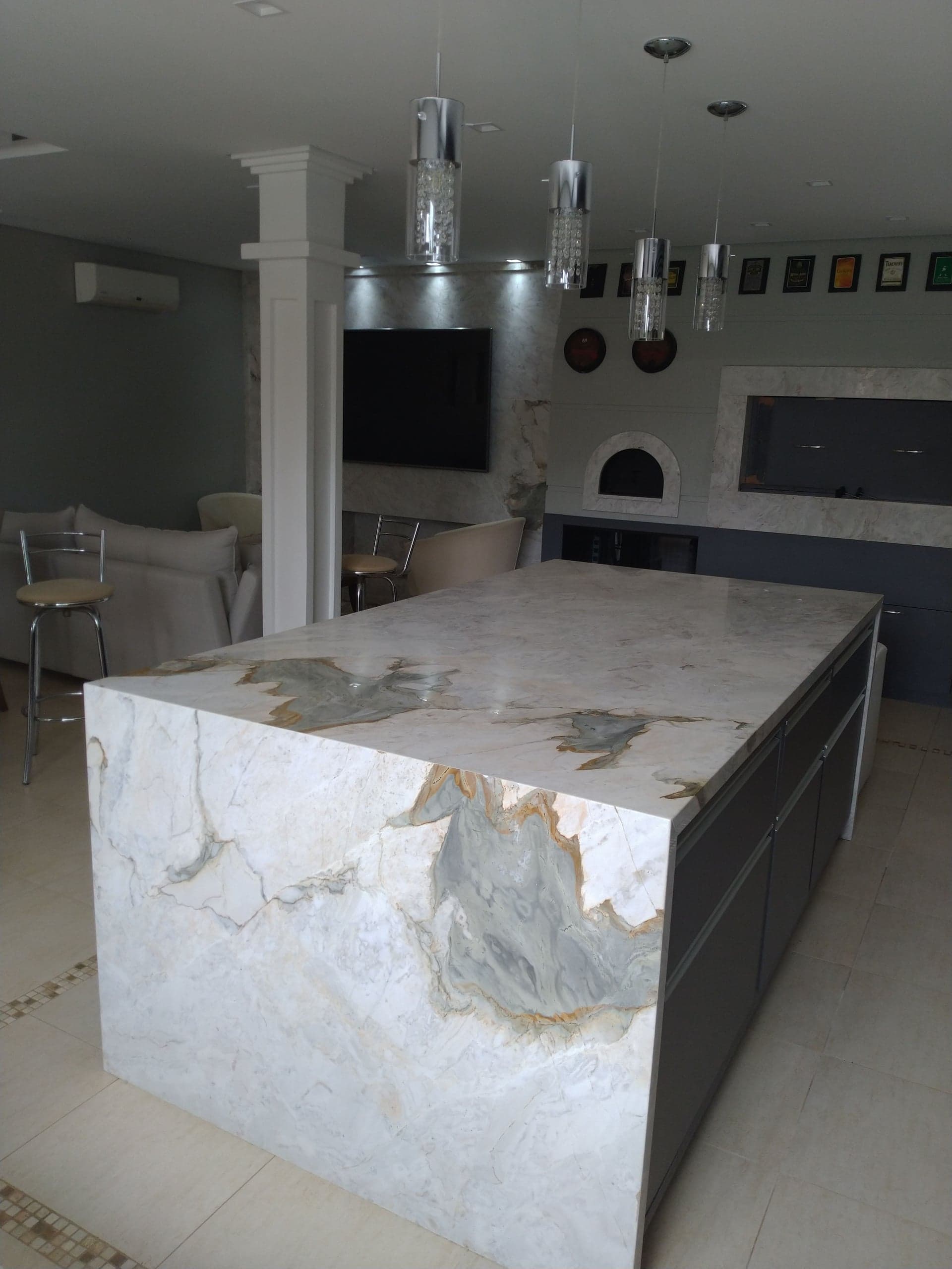Calacatta Gold em Cozinha