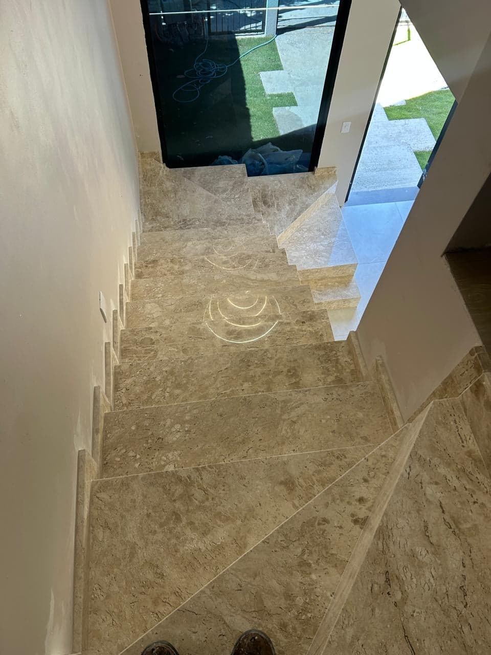Travertino Romano em Escada