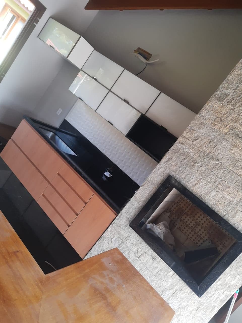 Preto Absoluto em Espaço Gourmet