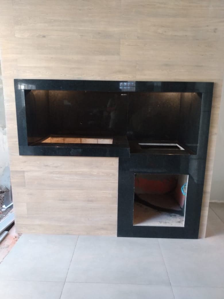 Preto Absoluto em Espaço Gourmet