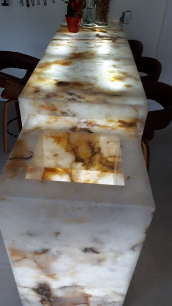 Quartzito Patagônia em Espaço Gourmet