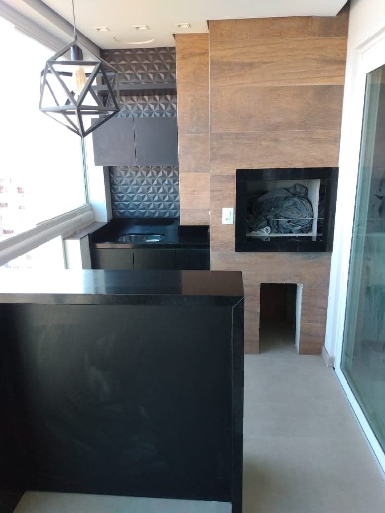 Preto Absoluto em Espaço Gourmet