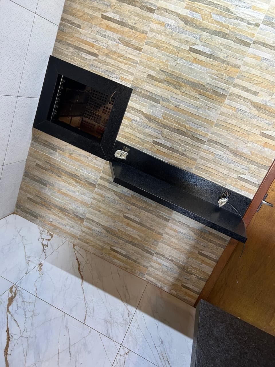 Preto Absoluto em Espaço Gourmet