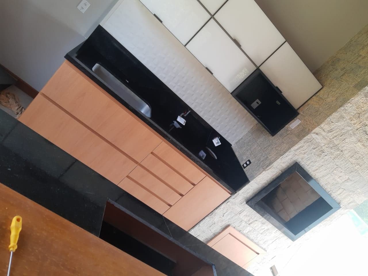 Preto Absoluto em Espaço Gourmet