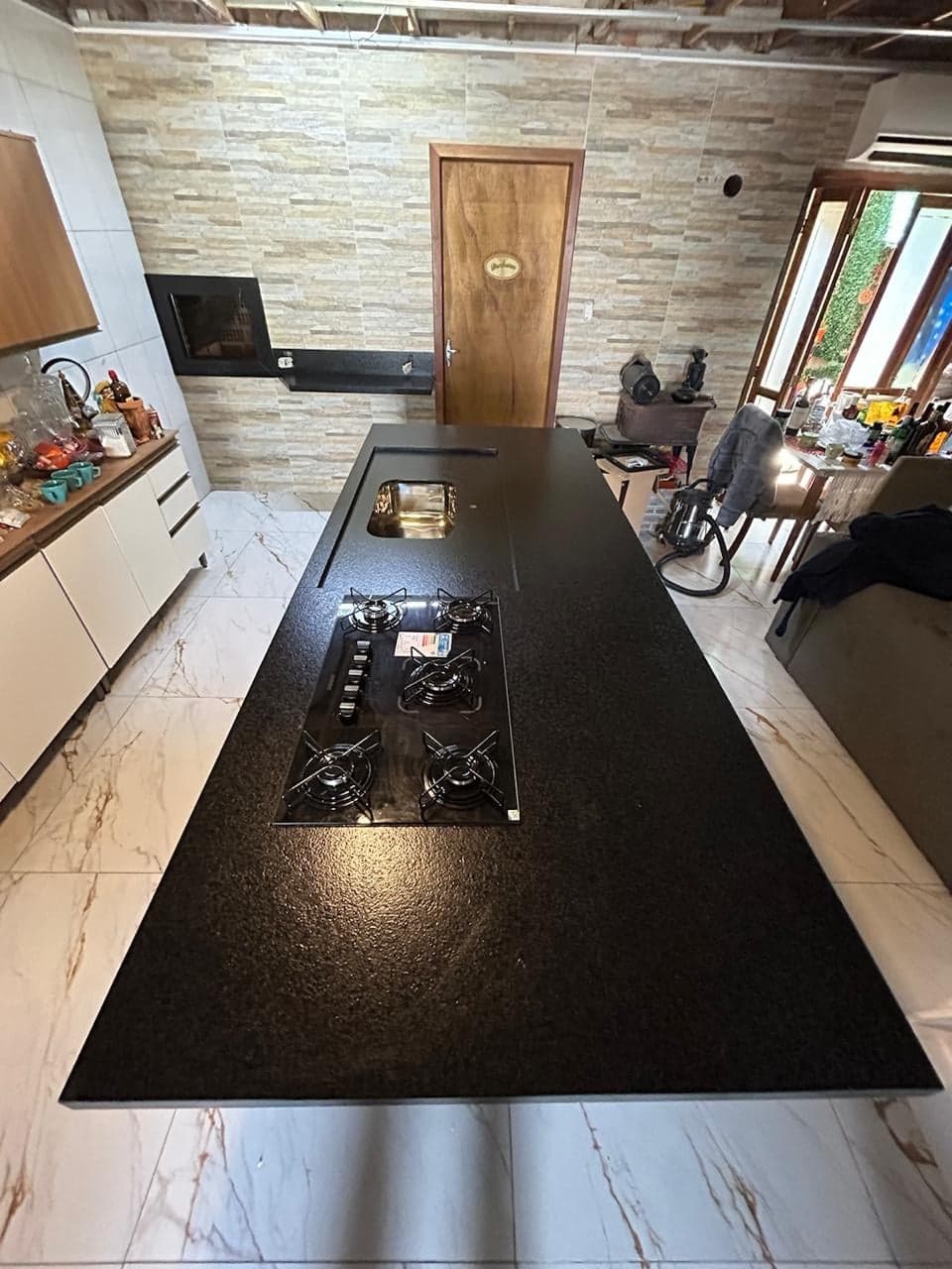 Preto Via Láctea em Espaço Gourmet