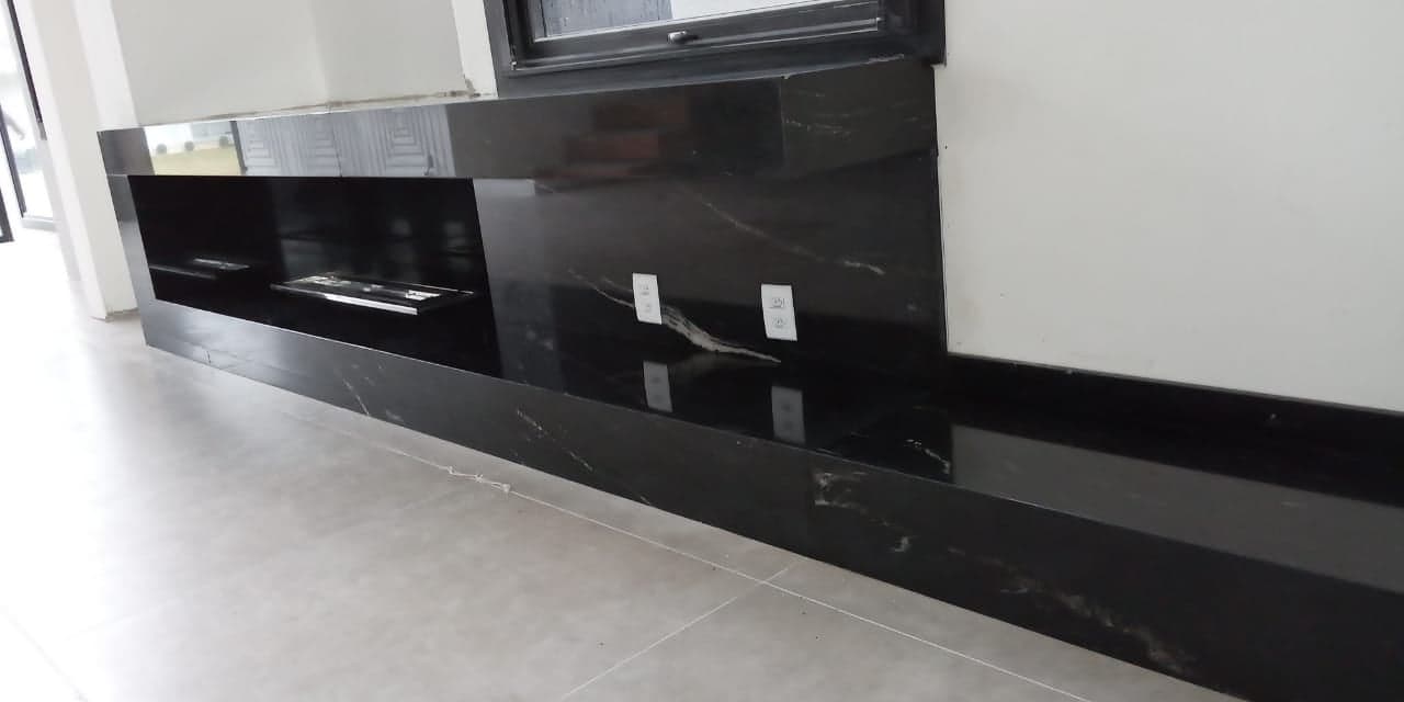 Nero Marquina em Lareira
