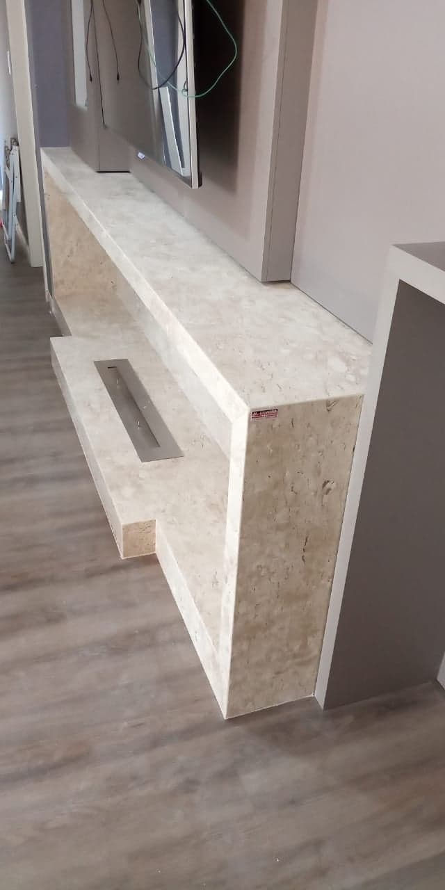Travertino Romano em Lareira