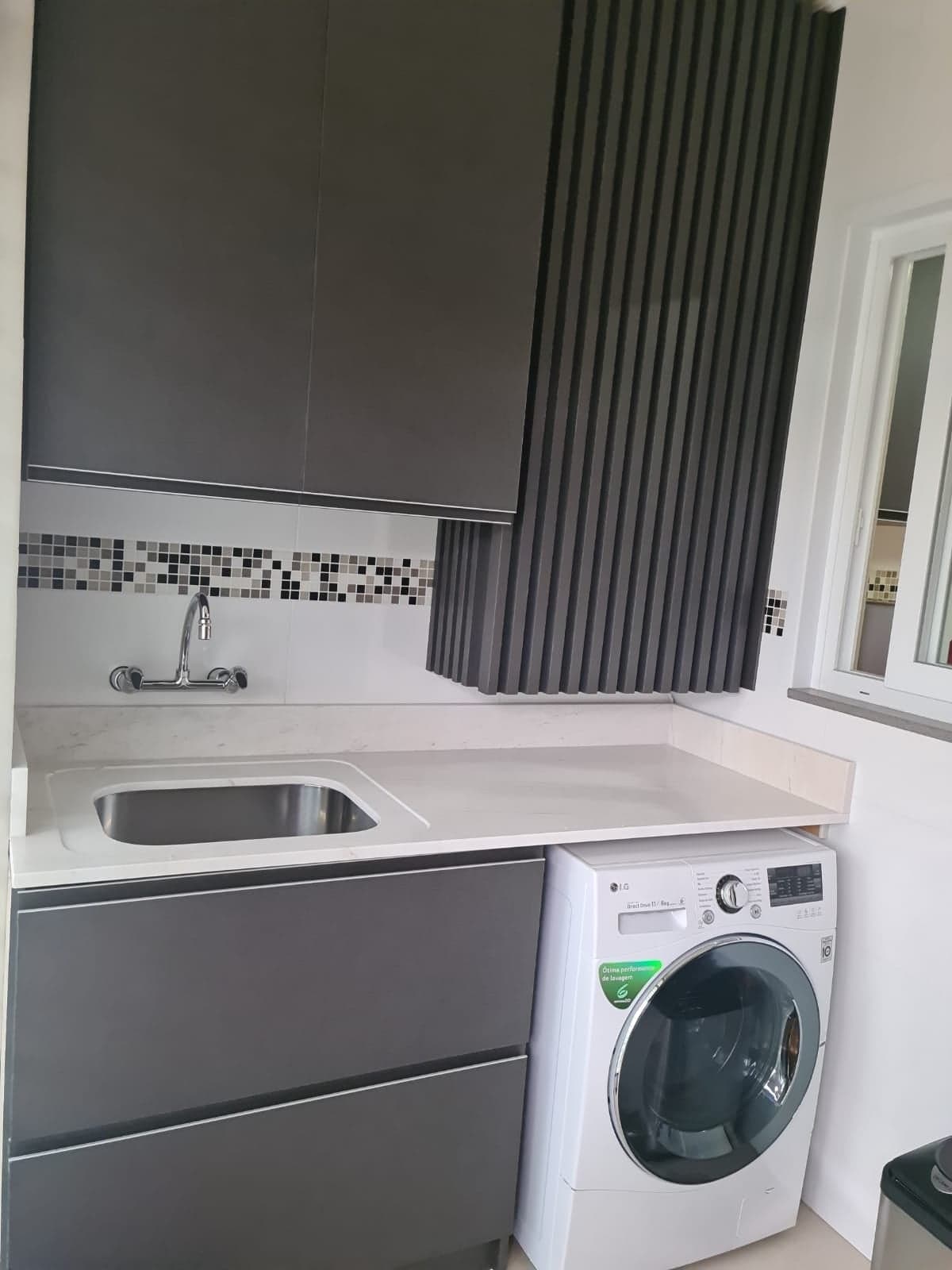 Bianco Carrara em Lavanderia