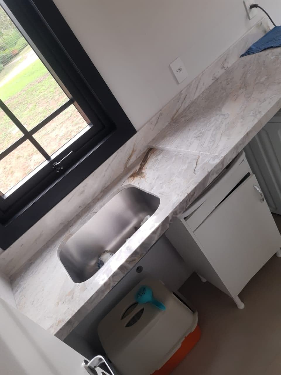 Calacatta Gold em Lavanderia