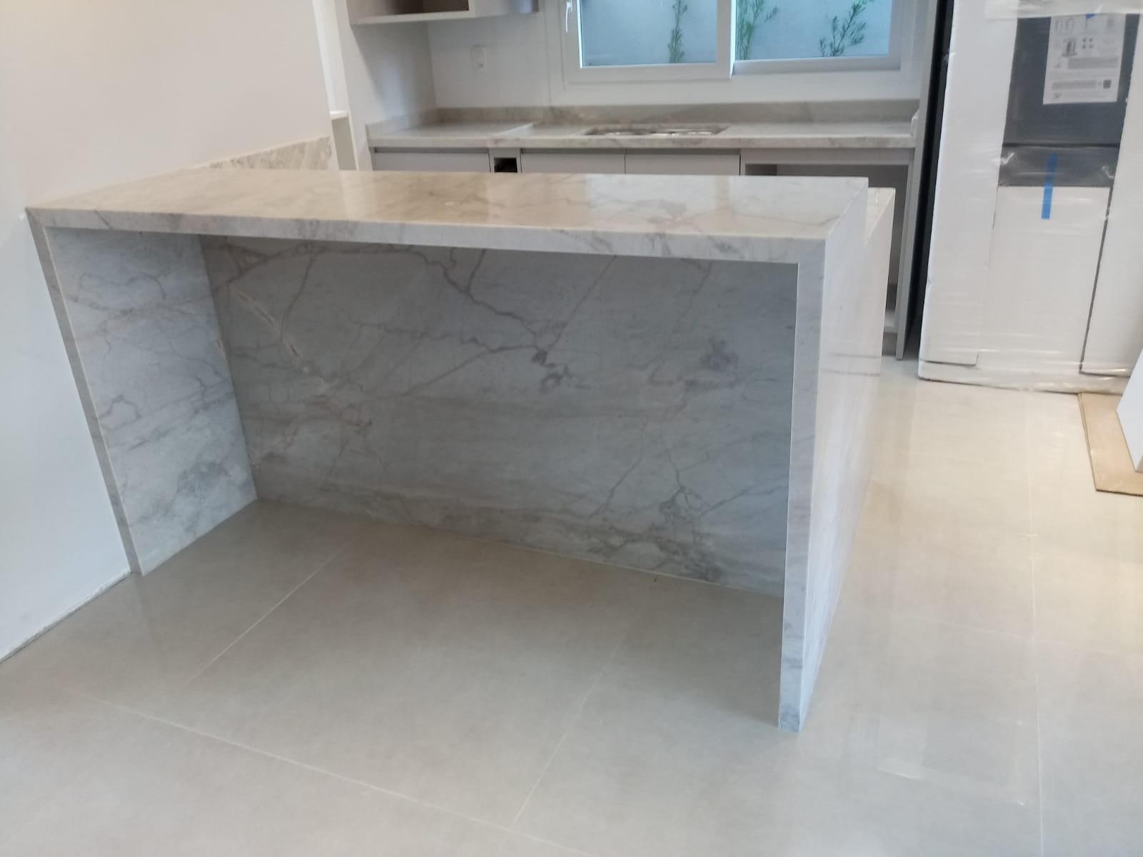 Calacata Alba em Cozinha